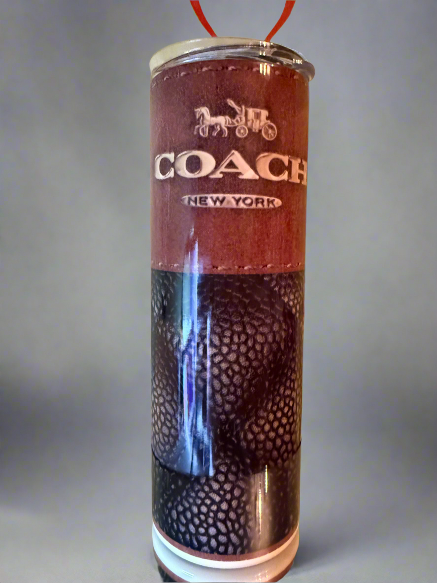 20oz Coach”Stainless Steel,Tumbler.