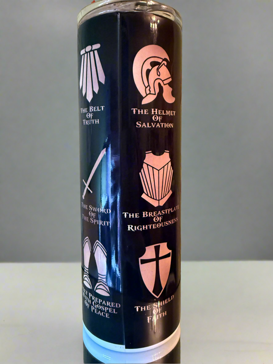 20oz Armor Of God,Stainless Steel Tumbler.