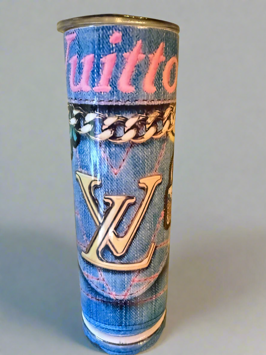 20oz Louis V. Stainless Steel Tumbler.