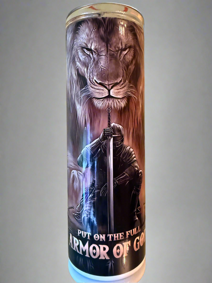 20oz Armor Of God,Stainless Steel Tumbler.