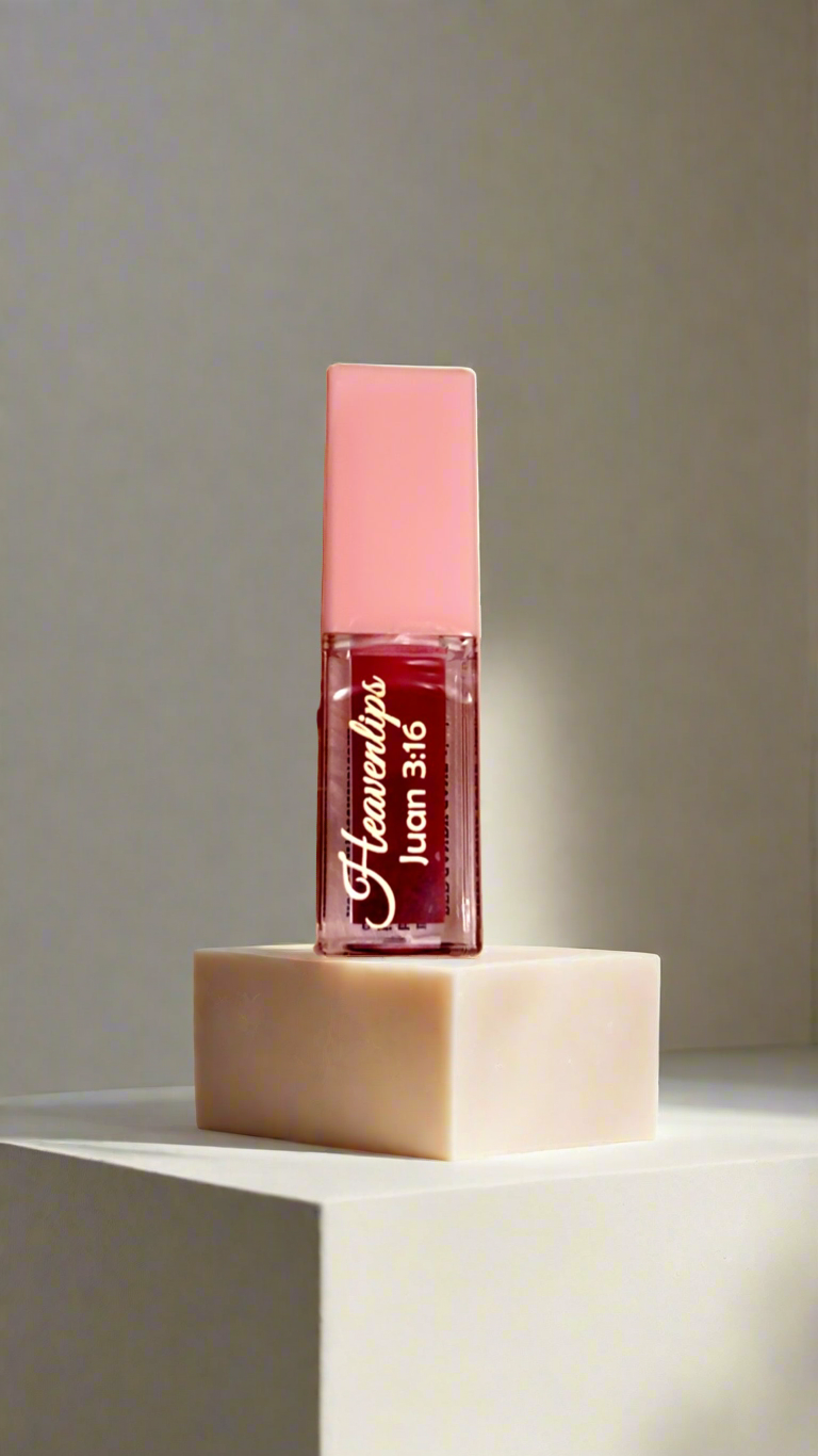 Red Candy Cane color lipgloss