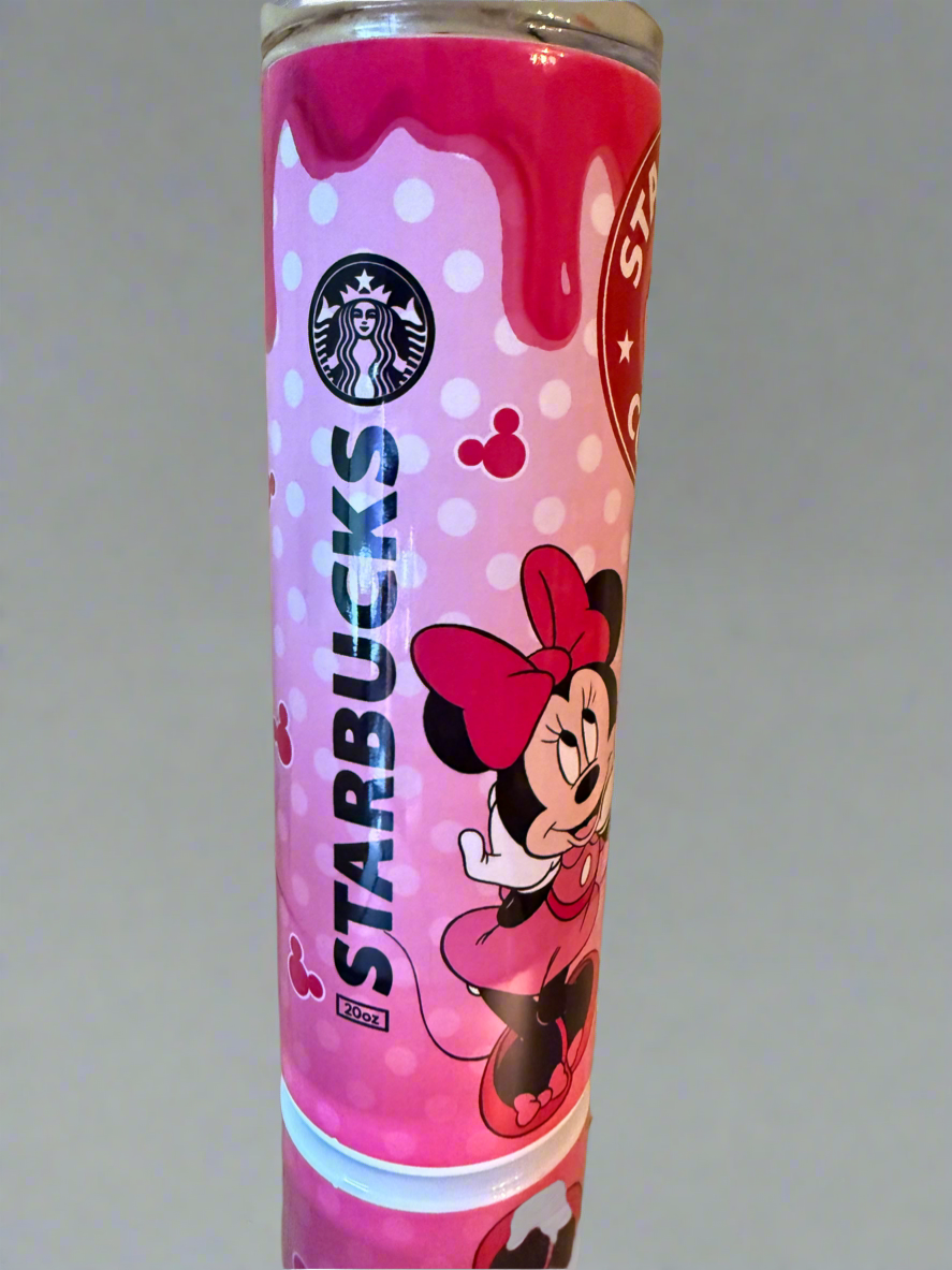 20oz Starbucks Minni Mouse Stainless SteelTumbler.
