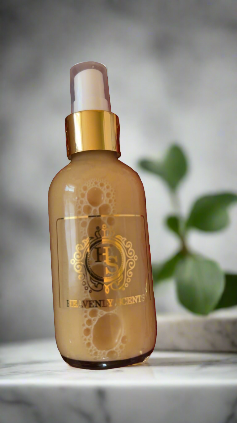 “AMBER” Shimmering Body Spray