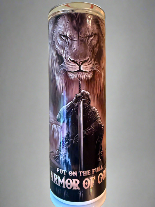 20oz Armor Of God,Stainless Steel Tumbler.