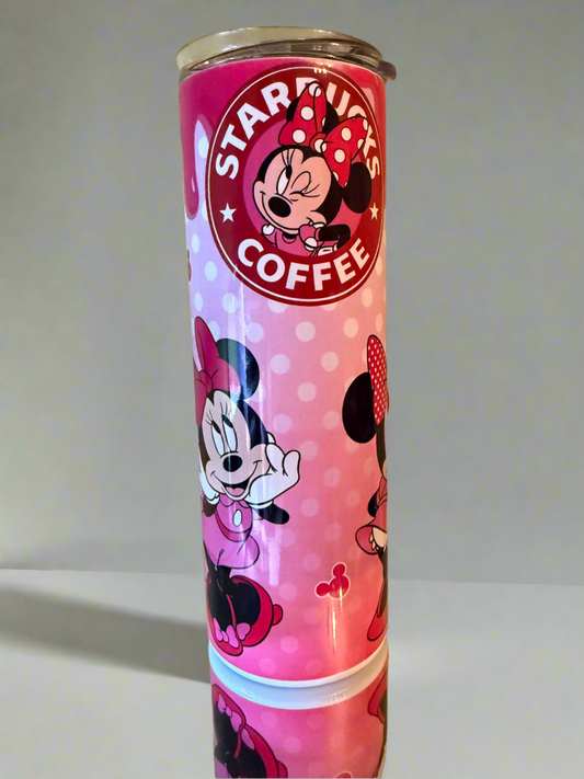 20oz Starbucks Minni Mouse Stainless SteelTumbler.